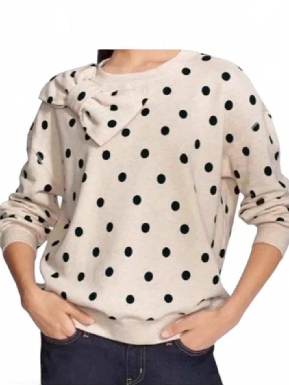 kate spade cream crewneck
